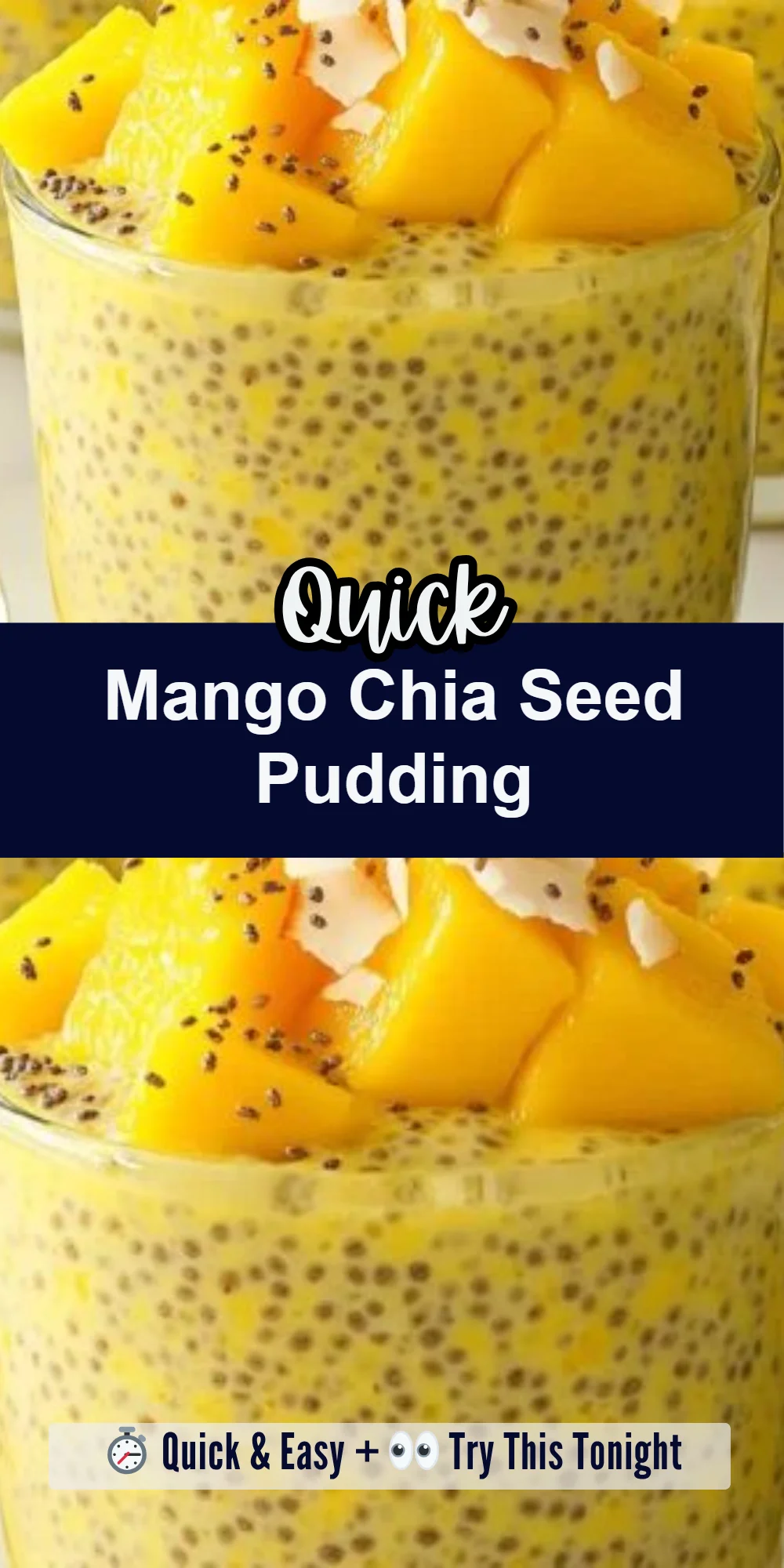 Mango Chia Seed Pudding