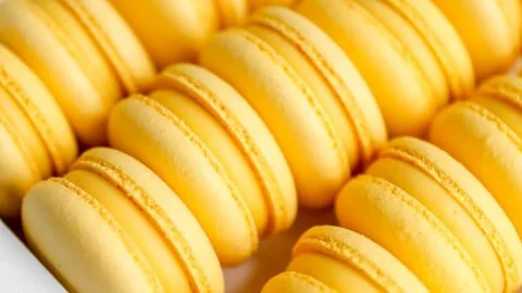 Mango Macarons