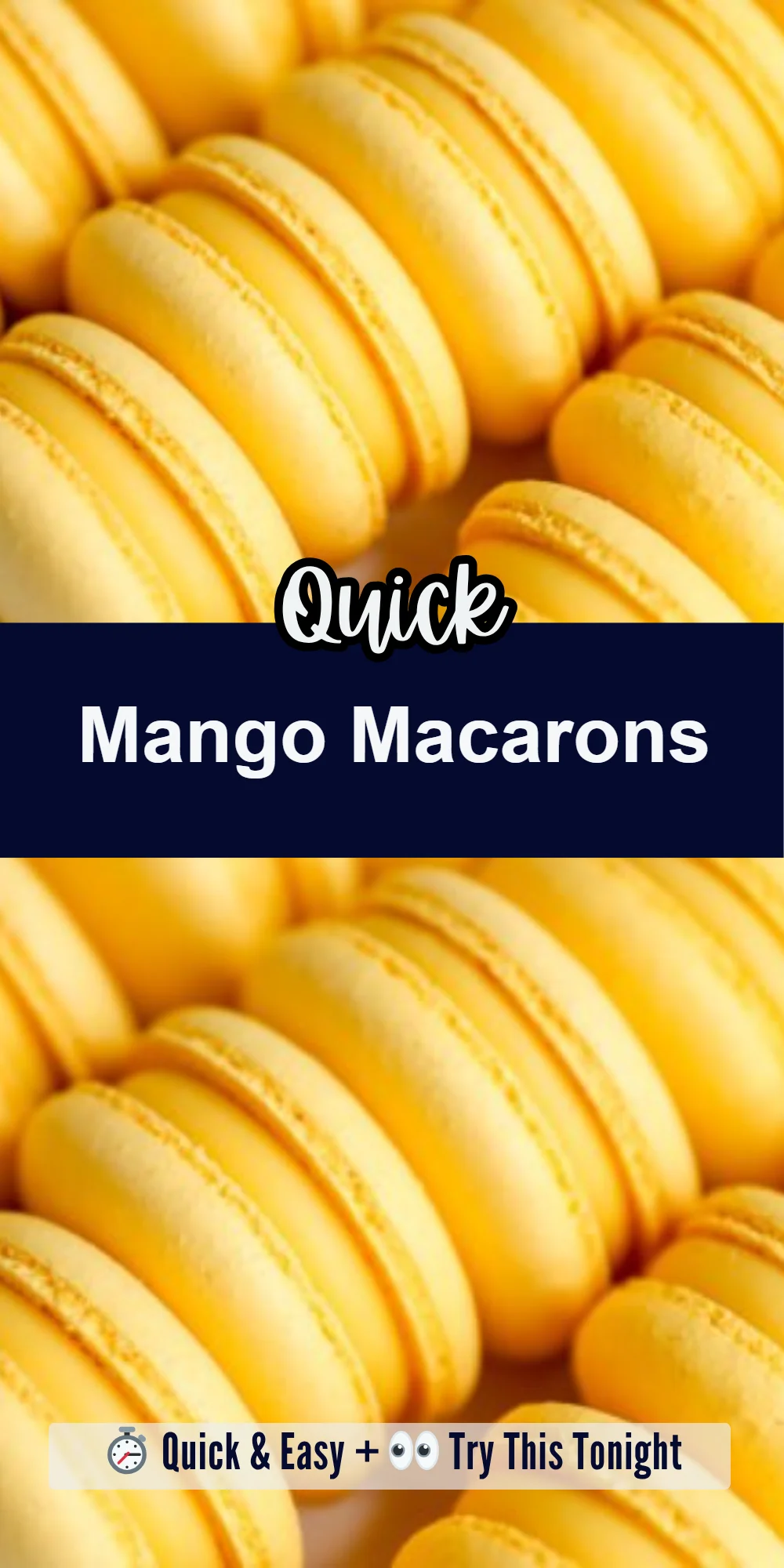 Mango Macarons