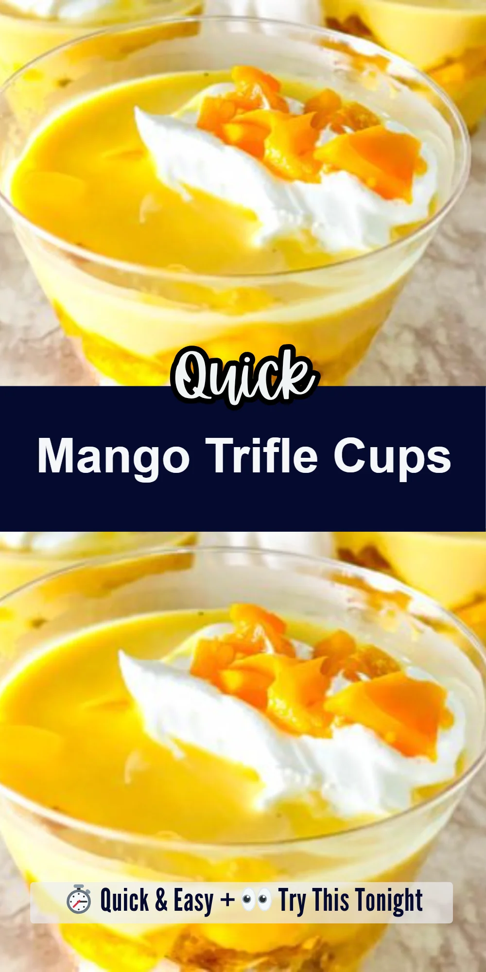 Mango Trifle Cups