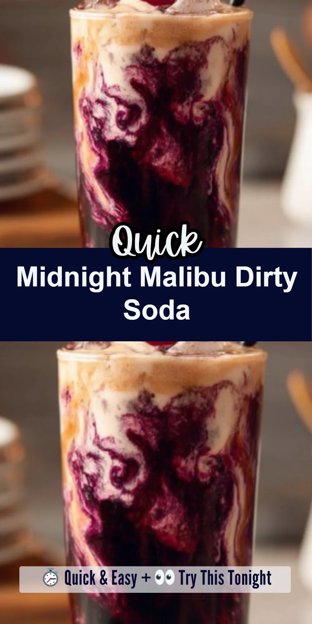 Midnight Malibu Dirty Soda