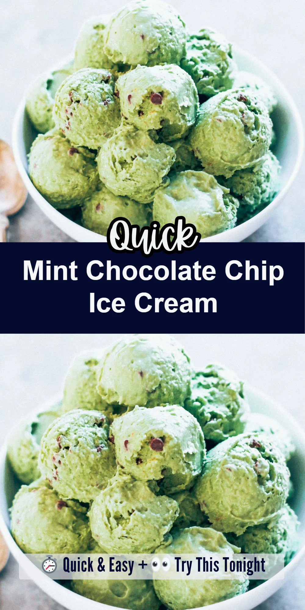 Mint Chocolate Chip Ice Cream