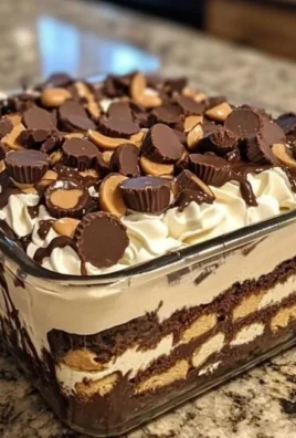 Delicious no-bake chocolate peanut butter mousse dessert served in a glass.