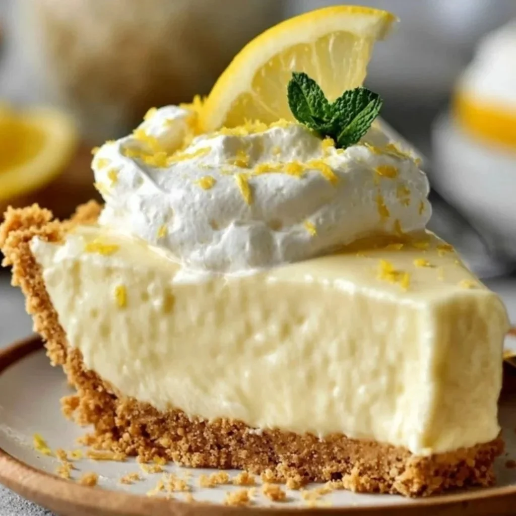 No-Bake Lemon Icebox Pie