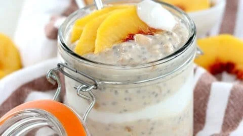 Peach Overnight Oats