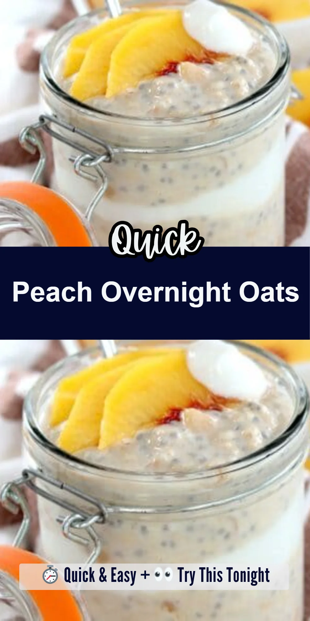Peach Overnight Oats
