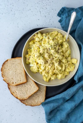 Delicious Southern Style Chicken Salad served in a bowl with fresh ingredients