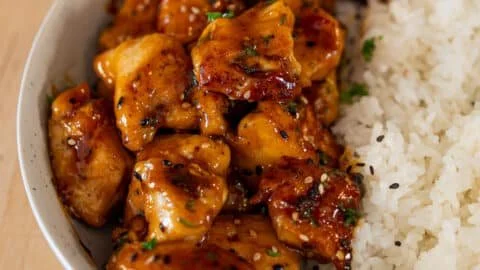 Sweet Chili Chicken Bites in 20 Minutes