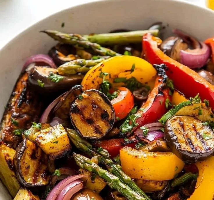 Tasty Grilled Veggies with Marinade