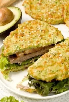3-Ingredient Avocado Bread Buns ready to serve