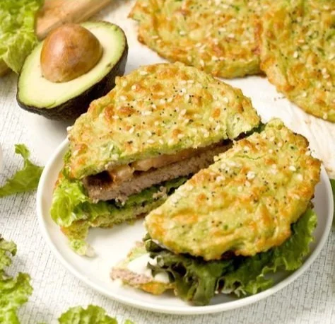 3-Ingredient Avocado Bread Buns