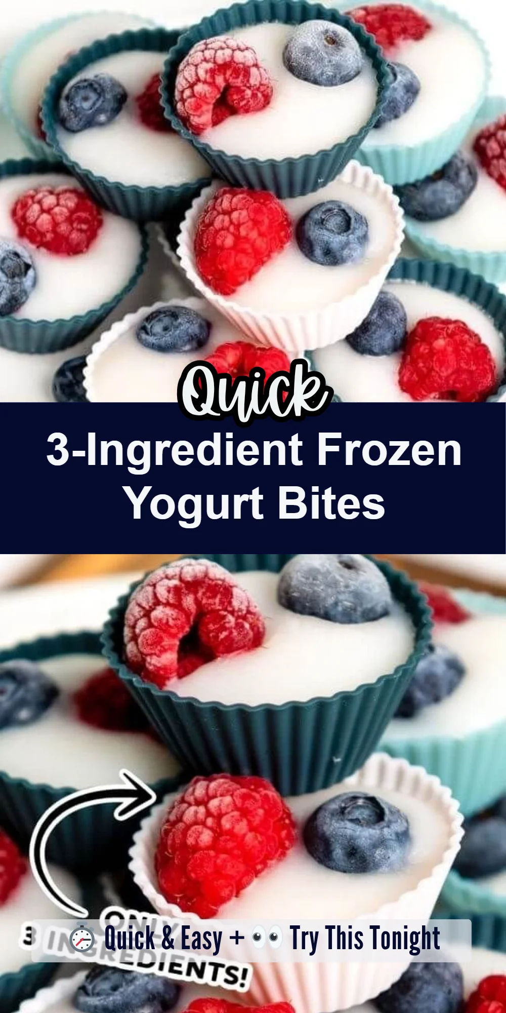 3-Ingredient Frozen Yogurt Bites