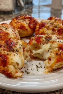 30-Minute cottage cheese pizza bites served on a colorful plate