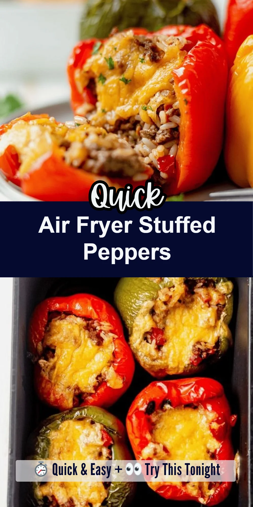 Air Fryer Stuffed Peppers
