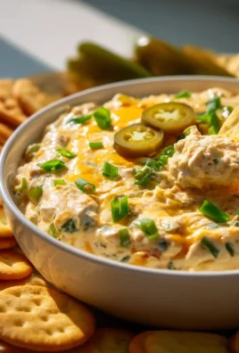 Spicy Alabama Fire Cracker Dip served in a bowl with chips