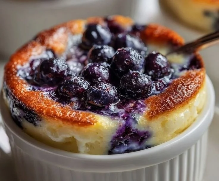 Baked Blueberry Cottage Cheese Breakfast Bowls