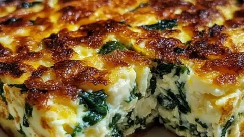 Best Ever Spinach Cottage Cheese Egg Bake for Easy Mornings