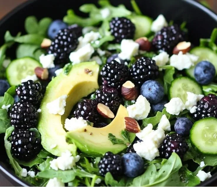 Blackberry Avocado Salad