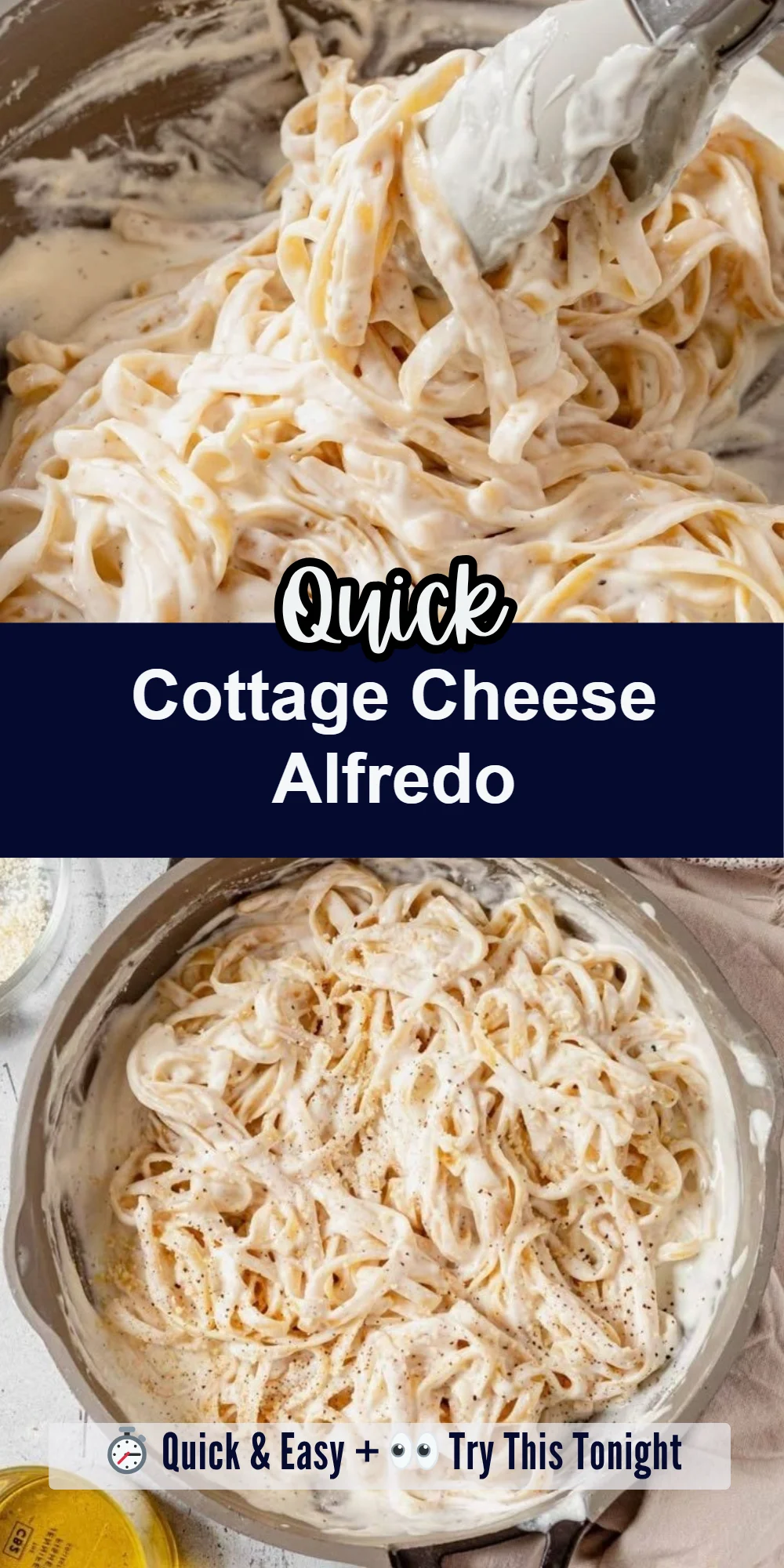 Cottage Cheese Alfredo