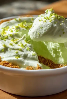 Delicious Cottage Cheese Key Lime Pie Bowls served in a dessert bowl
