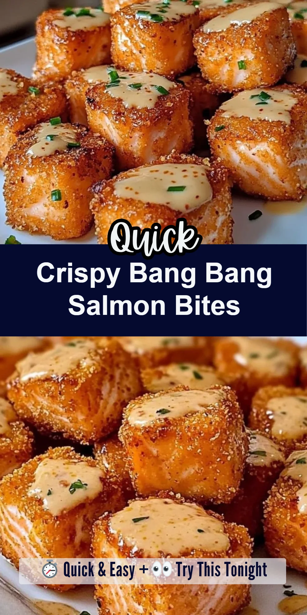 Crispy Bang Bang Salmon Bites