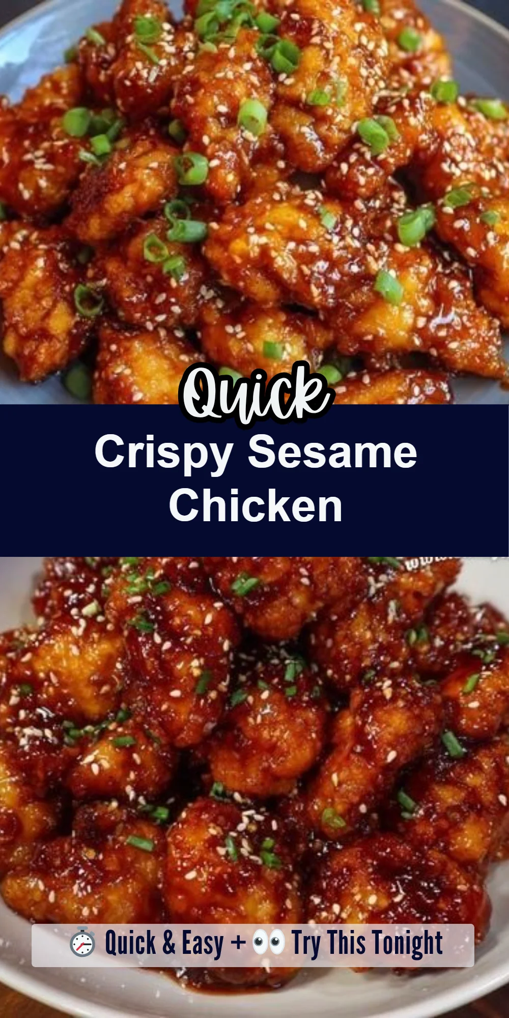 Crispy Sesame Chicken