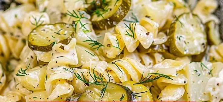 Dill Pickle Pasta Salad