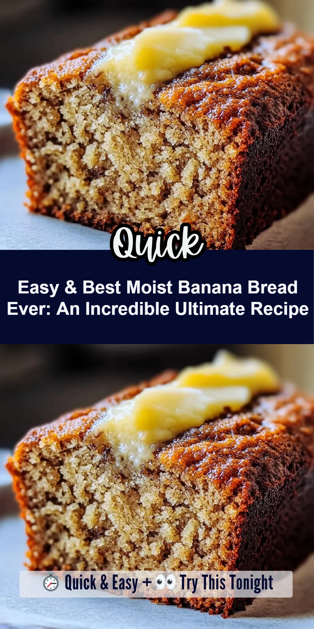 Easy & Best Moist Banana Bread Ever: An Incredible Ultimate Recipe