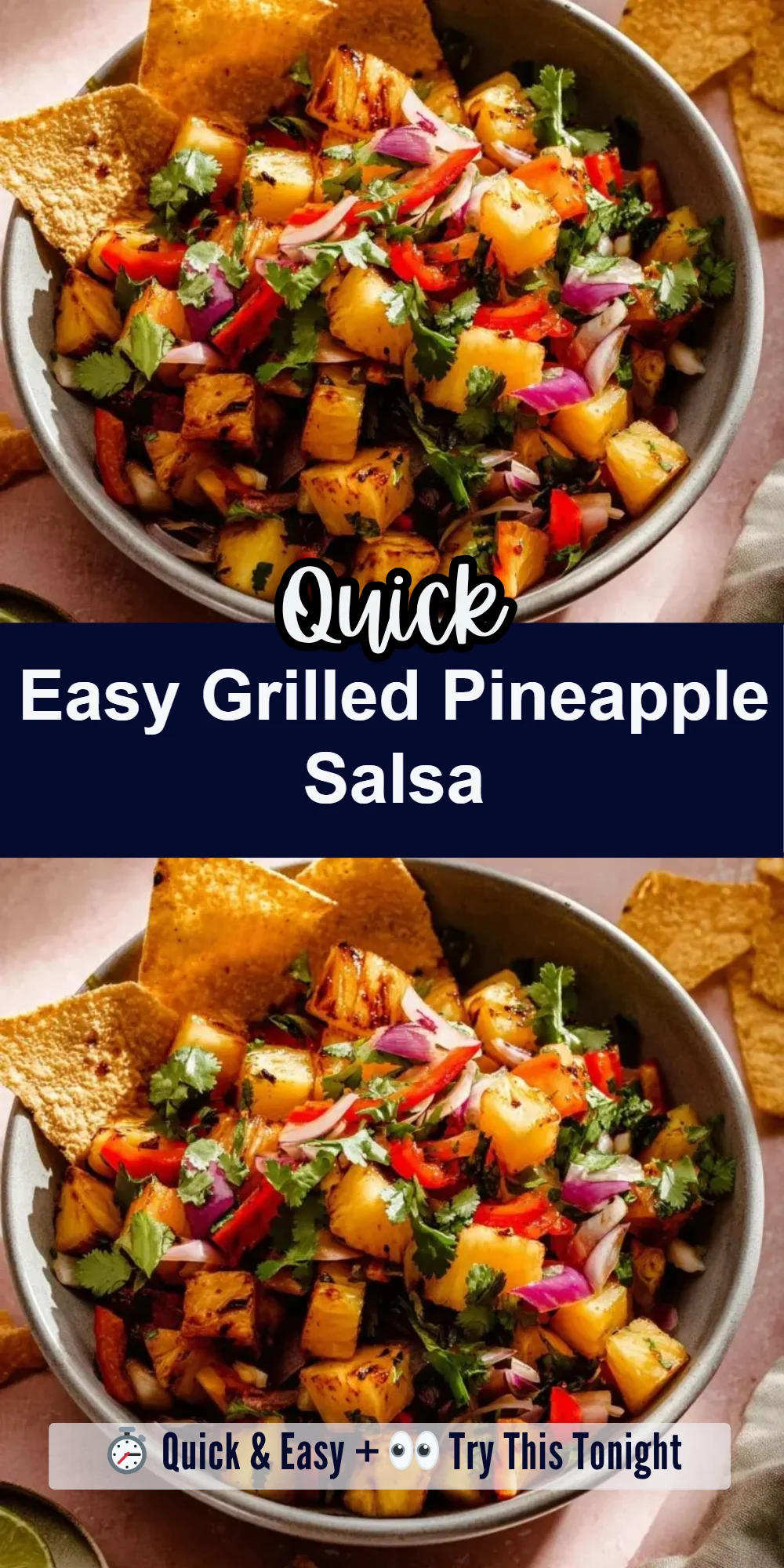 Easy Grilled Pineapple Salsa