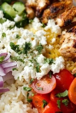 Healthy Greek Chicken Bowl with fresh vegetables and flavorful chicken