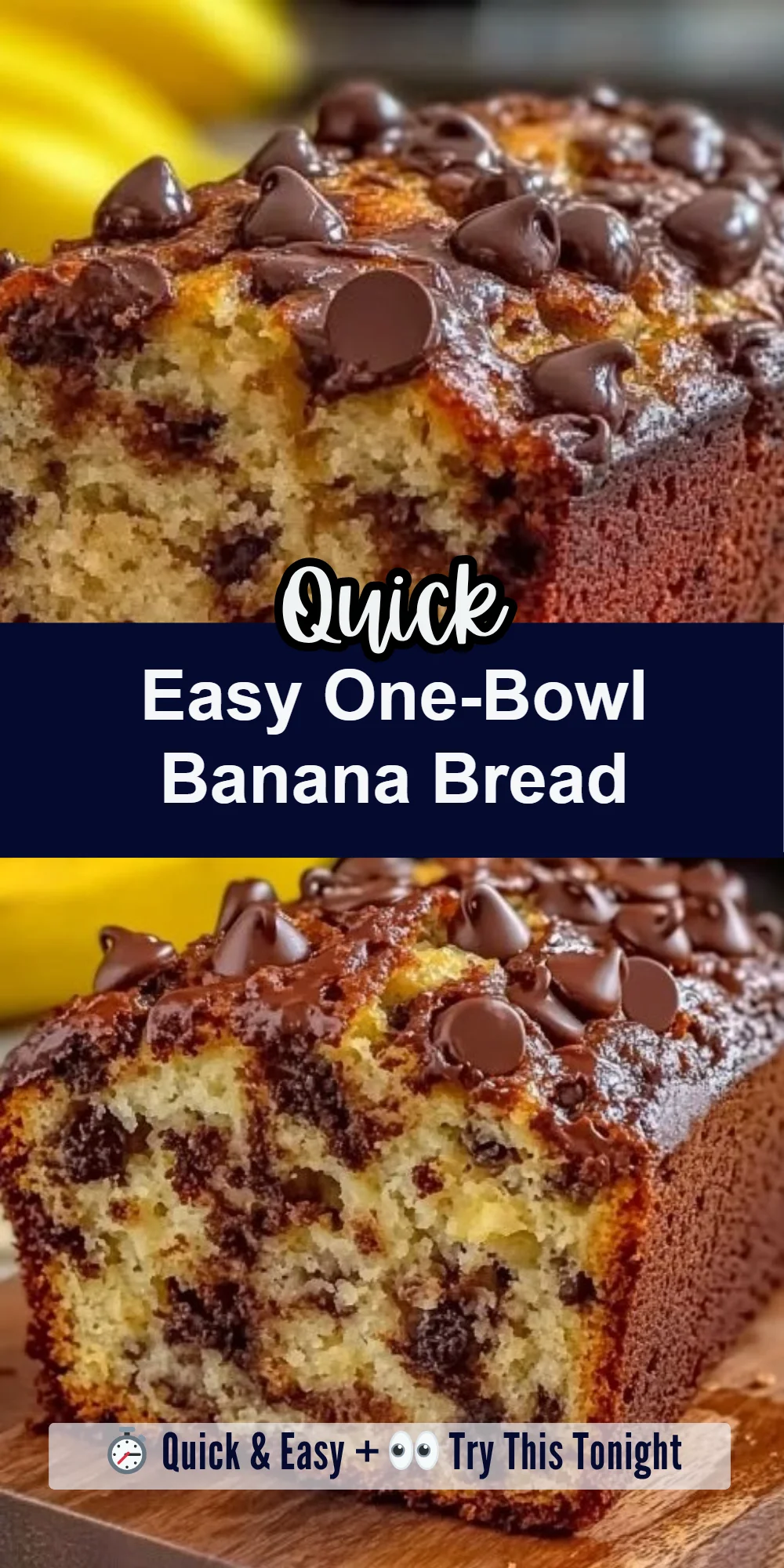 Easy One-Bowl Banana Bread