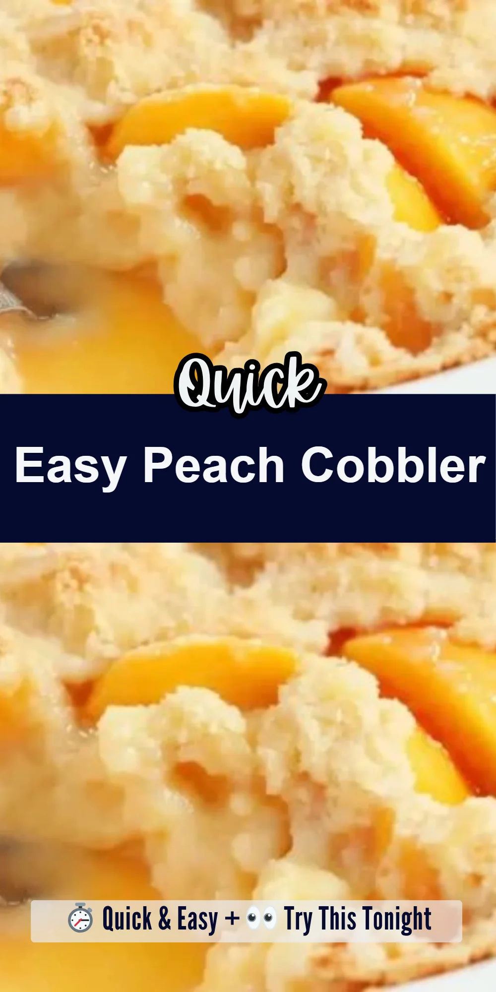 Easy Peach Cobbler