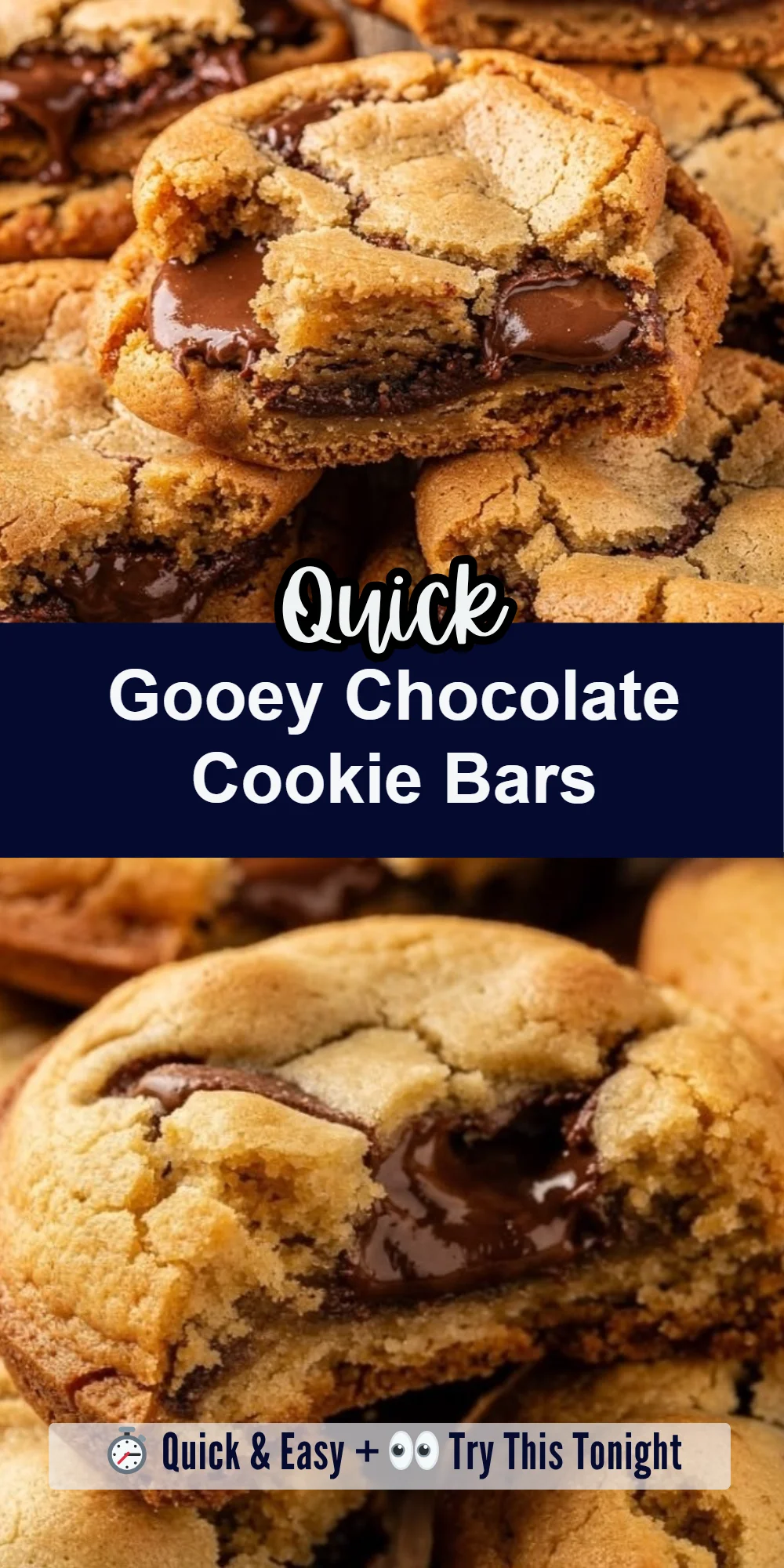Gooey Chocolate Cookie Bars