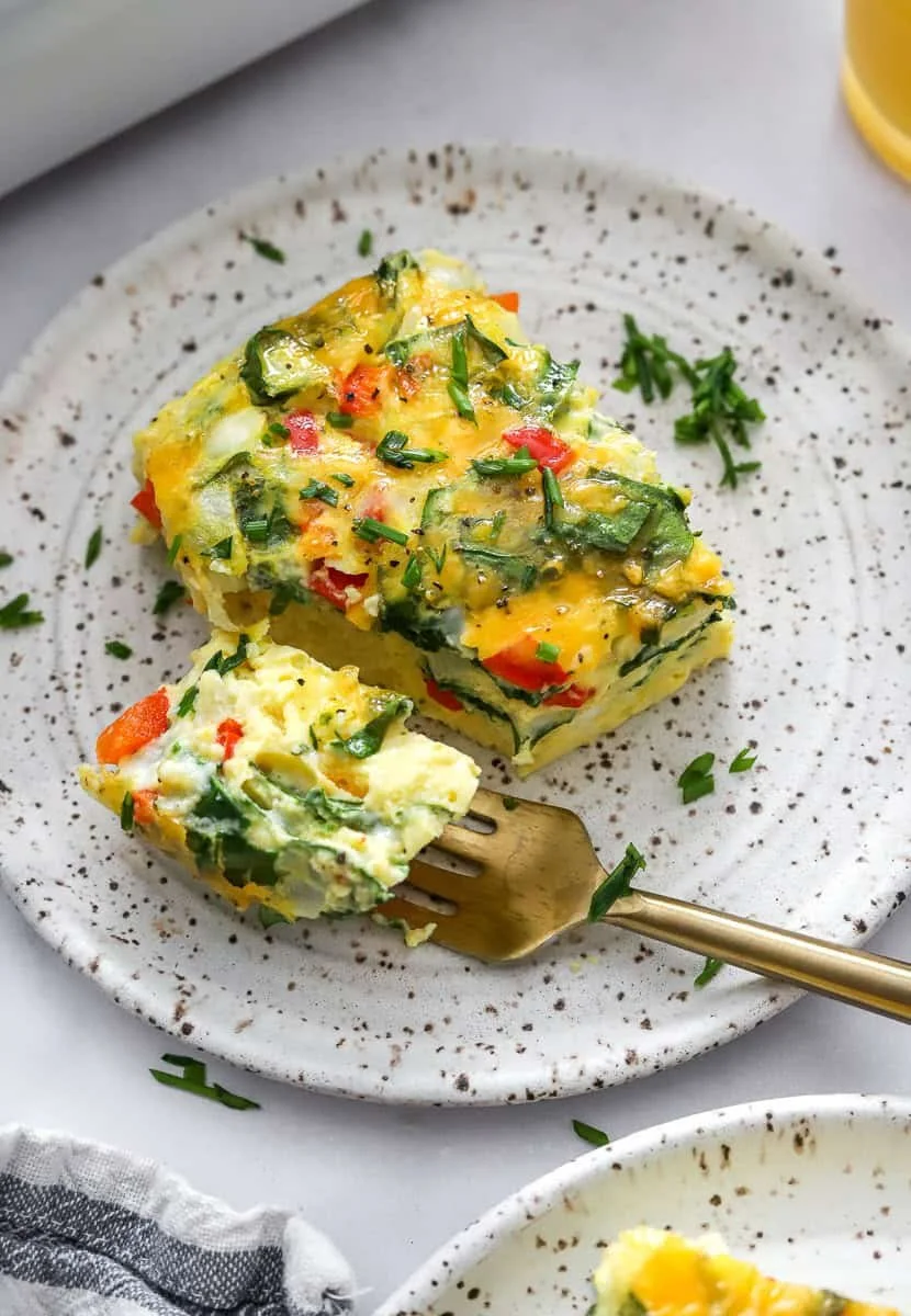 High-Protein Cottage Cheese Egg Bake