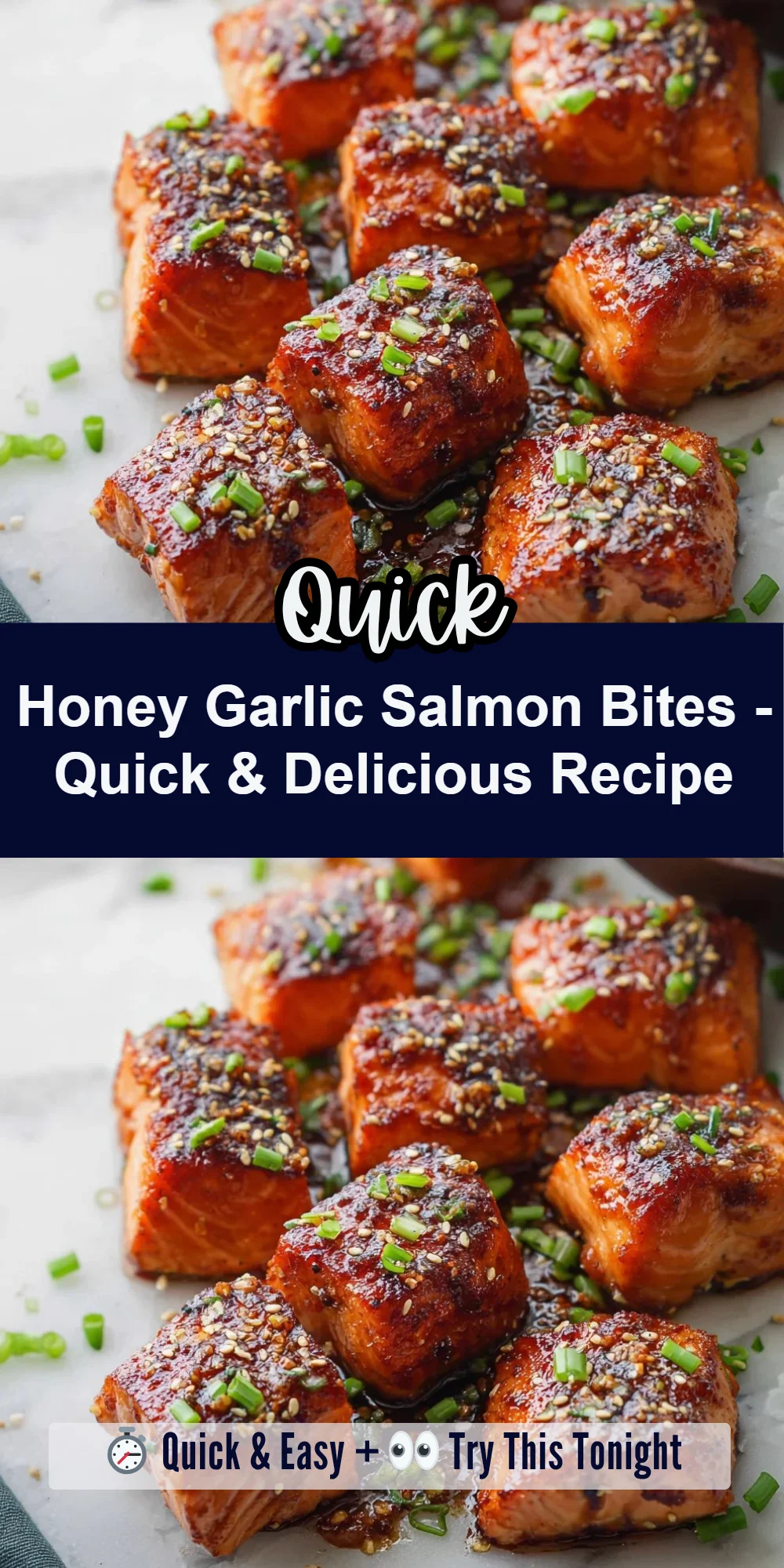 Honey Garlic Salmon Bites - Quick & Delicious Recipe