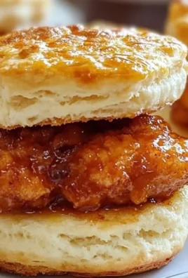 Hot Honey Chicken Biscuits showcasing a delicious honey chicken flavor