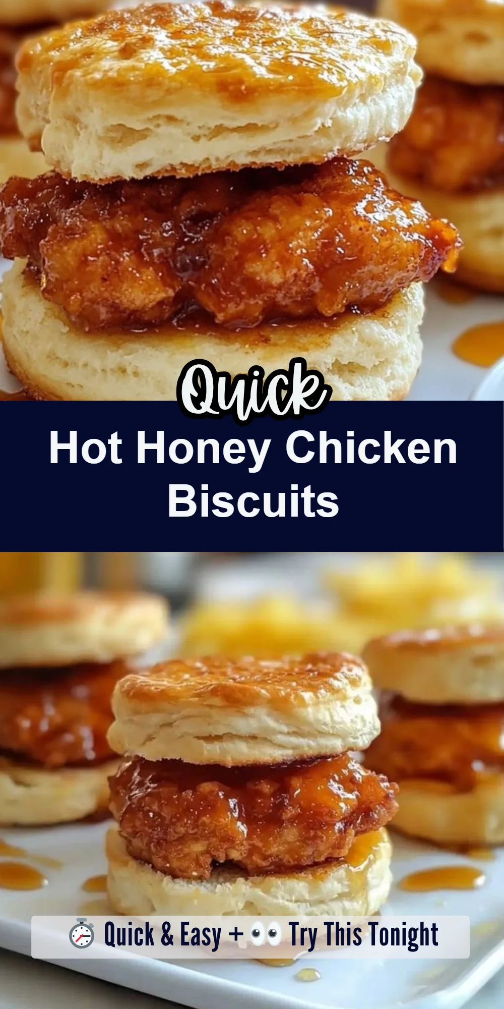 Hot Honey Chicken Biscuits