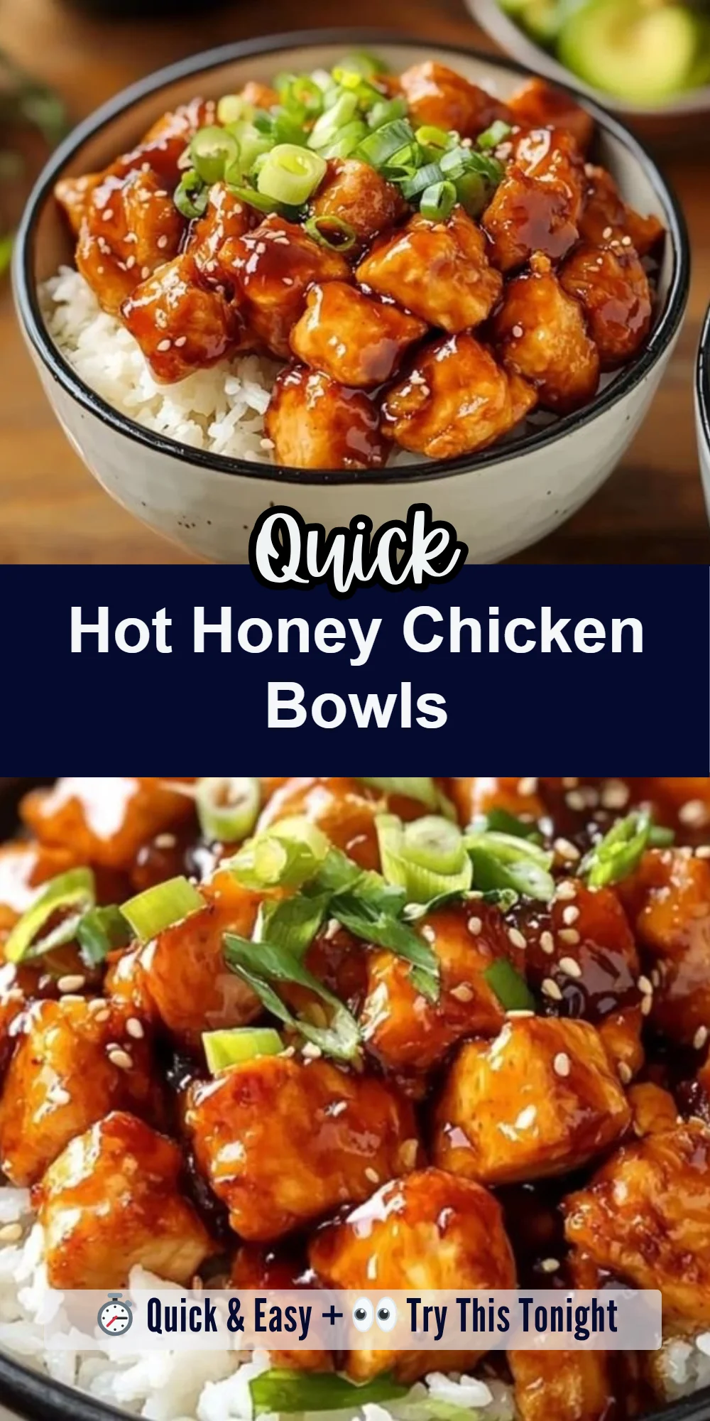 Hot Honey Chicken Bowls