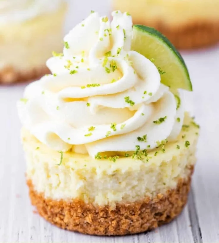 Mini Key Lime Cheesecakes