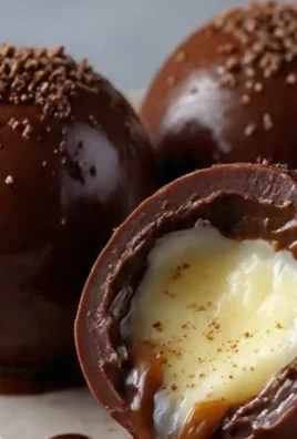 Delicious molten chocolate lava cake with a gooey center