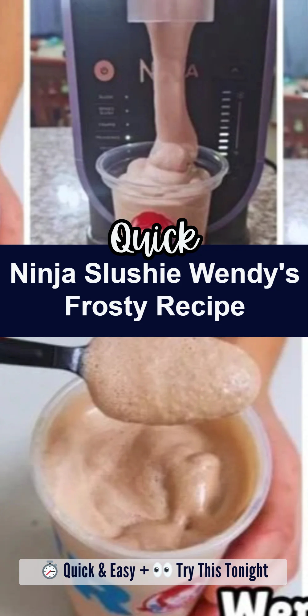 Ninja Slushie Wendy's Frosty Recipe