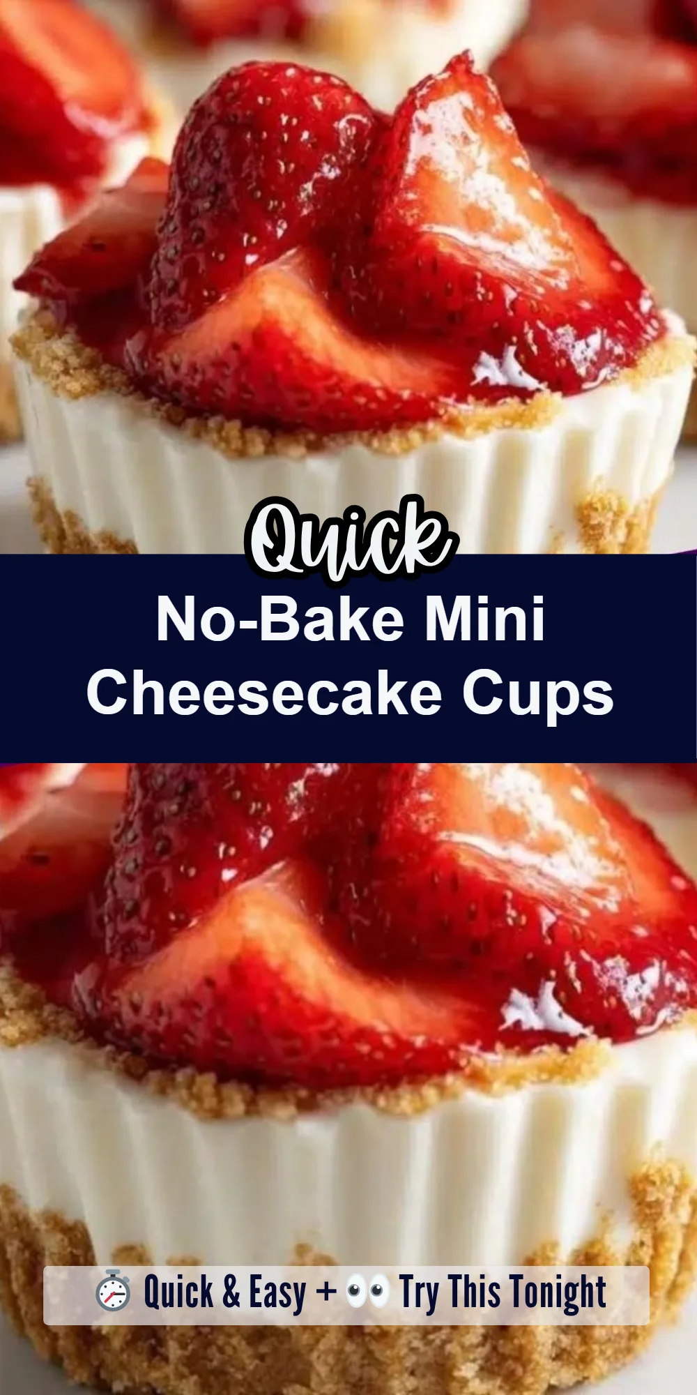 No-Bake Mini Cheesecake Cups