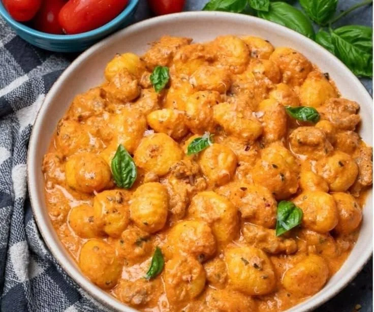 One Pan Italian Sausage Gnocchi