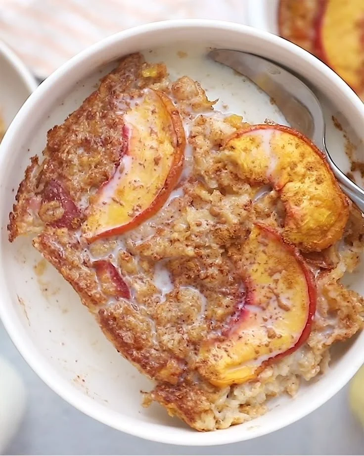 Peach Baked Oatmeal