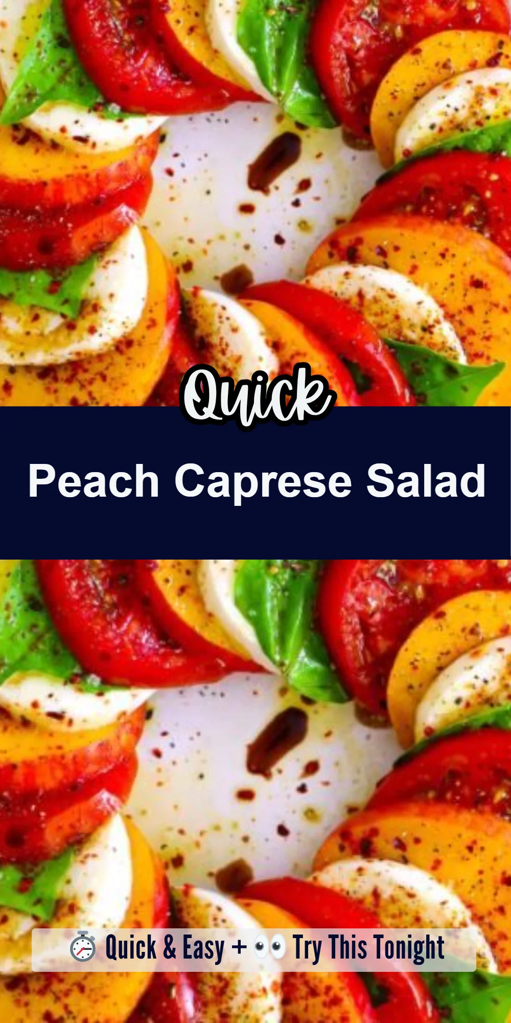 Peach Caprese Salad