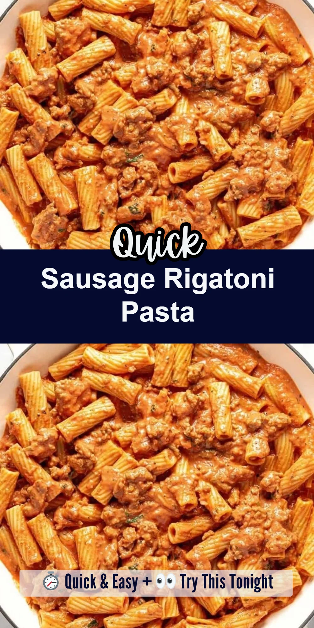 Sausage Rigatoni Pasta