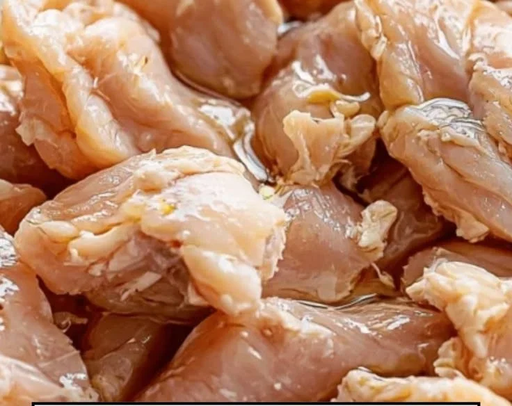 Marinated grilled chicken ready to be cooked on the grill