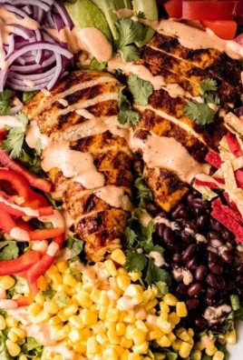 Delicious Southwest Avocado Chicken Salad with fresh ingredients