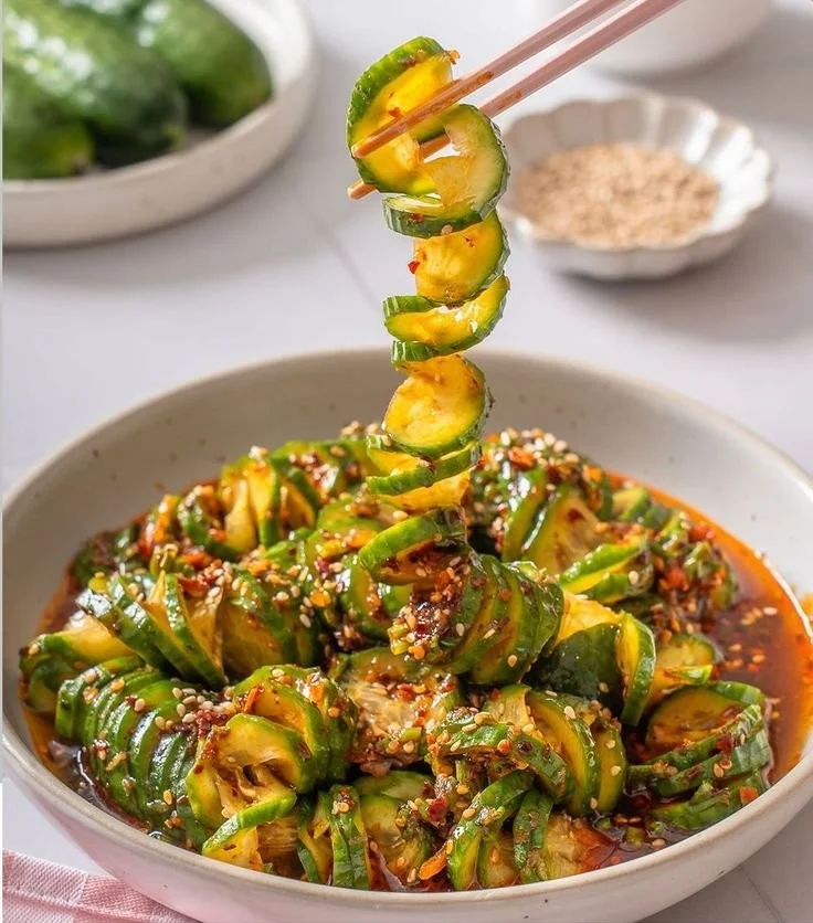 Spicy Asian Cucumber Salad