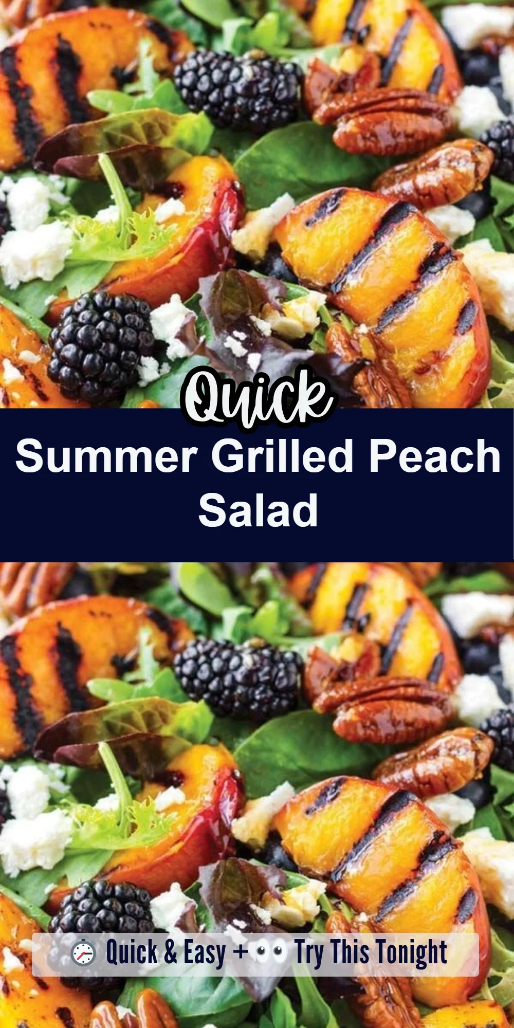 Summer Grilled Peach Salad